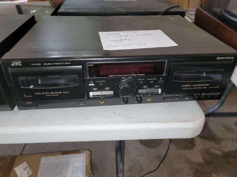 JVC TD W318 Double Cassette player