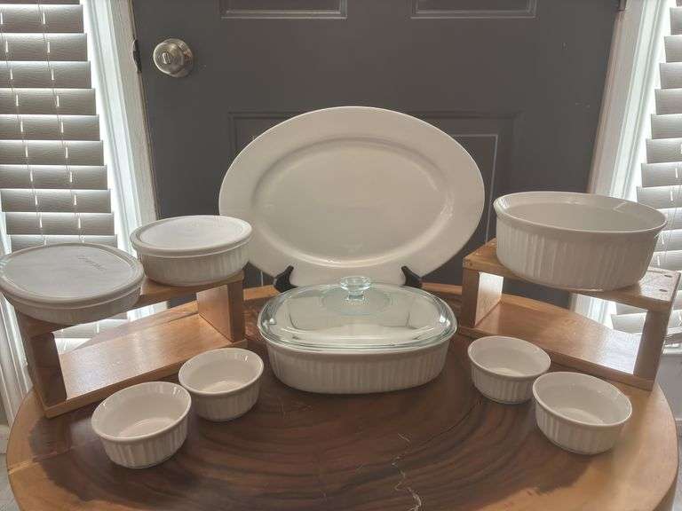 CorningWare Lot plus Bia Cordon Bleu Platter