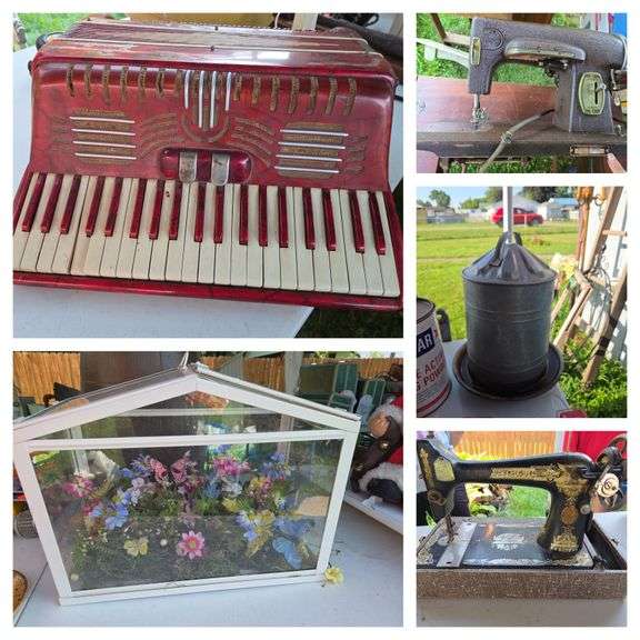 Tons of home decor, antique, crafting items - Amy Thomas paint