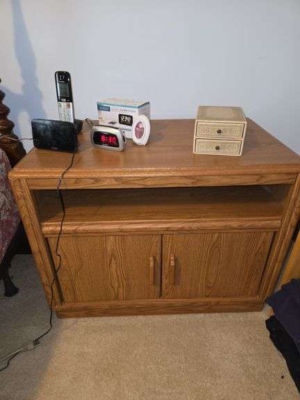 End table CONTENTS INCLUDED
