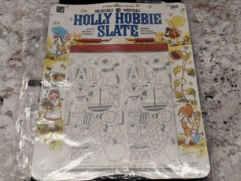 Vintage Holly Hobbie Reusable Writing Slate – Rand McNally
