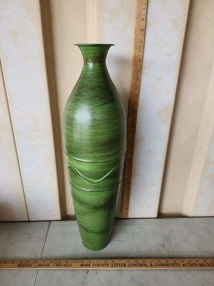 Metal Decor Vase 25.5"
