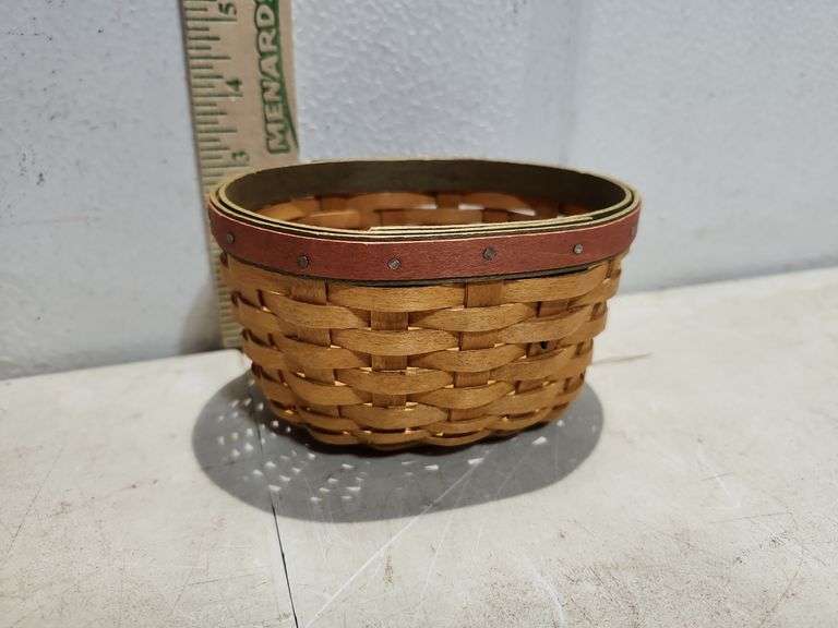 2008 Longaberger Basket 5.25"X4.25"X3"