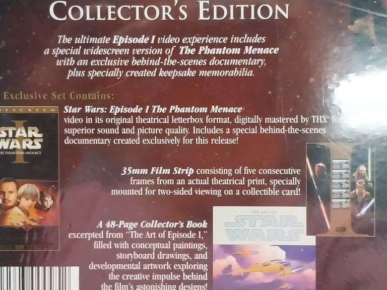 Star Wars Episode I Collector's VHS Box Set – Sealed