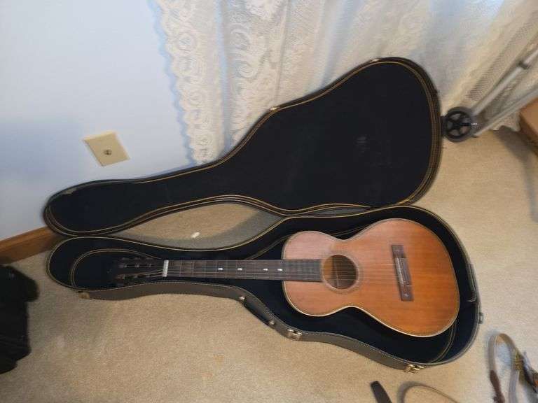 Guitar and case