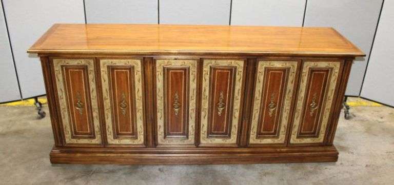American of Martinsville Credenza with Six Panel Doors