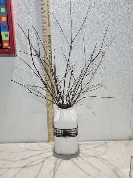 Natural Bliss Decor Twig Vase The Vase Is 9"X4"X4"