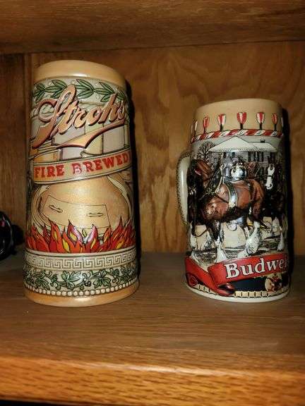 2 Budweiser Steins
