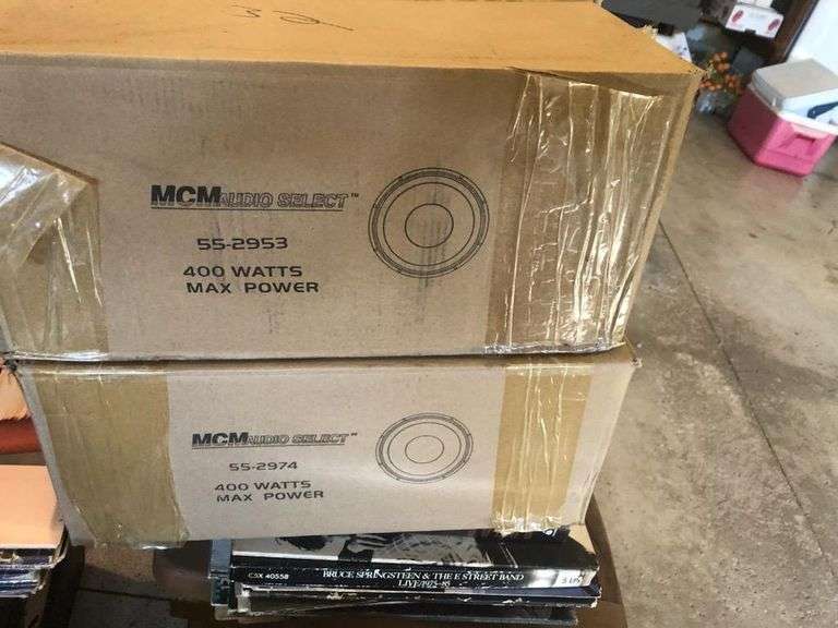 2 MCM 15" speakers NIB
