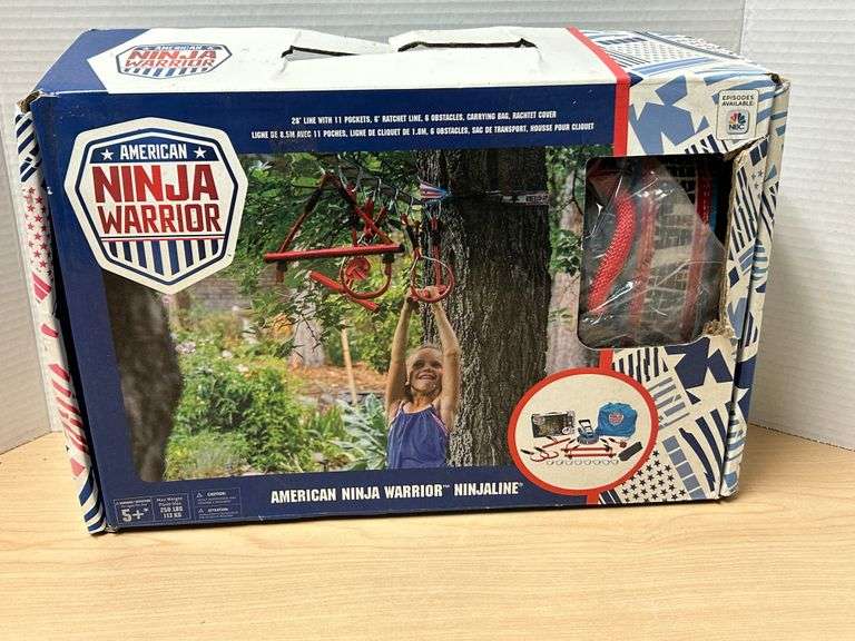 American Ninja Warrior NINJALINE Obstacle Course Set - Auction Ohio