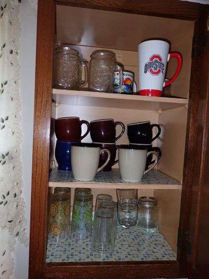 Cleanout rights - Vtg Glasses, Coffee Mugs, OSU Ceramic mug