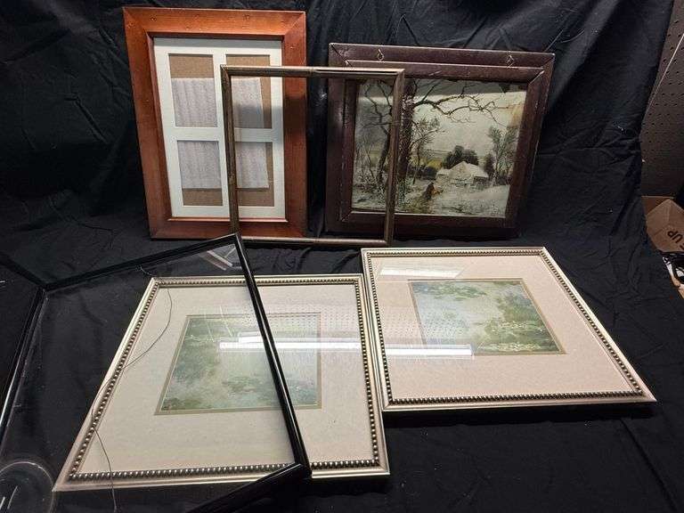 Antique Frame And Pictures