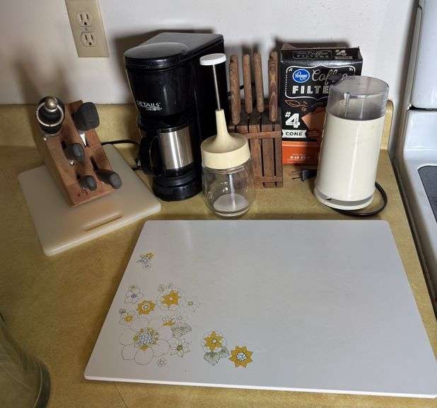 Coffee Essentials, Knives and Cutting Board