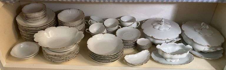 Large Set of Habsburg China with Accessory Pieces