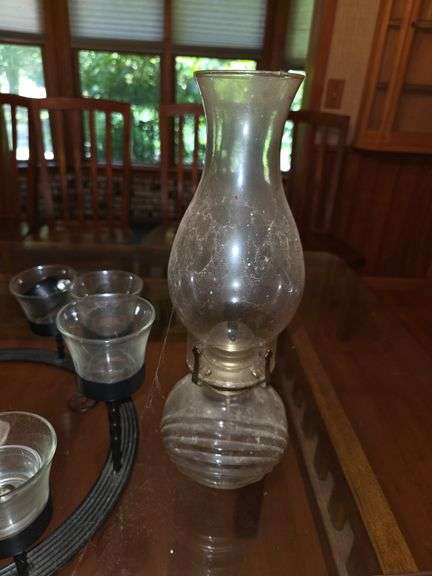 oil lamp and candle holders