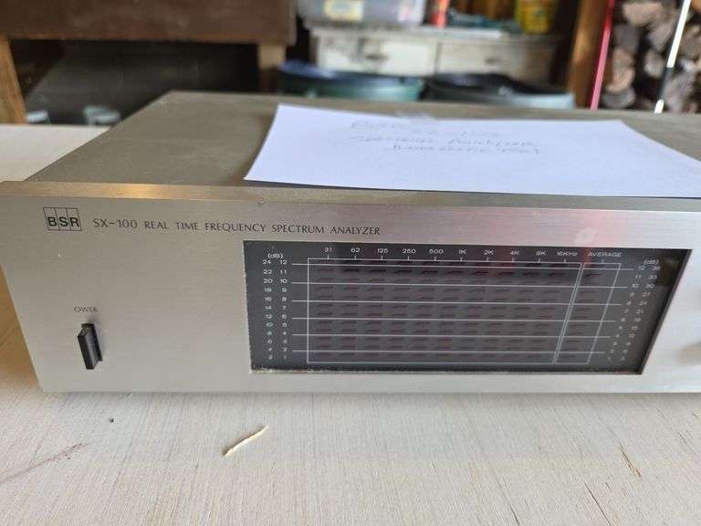 BSR SX-100 Real Time Frequency Spectrum Analyzer