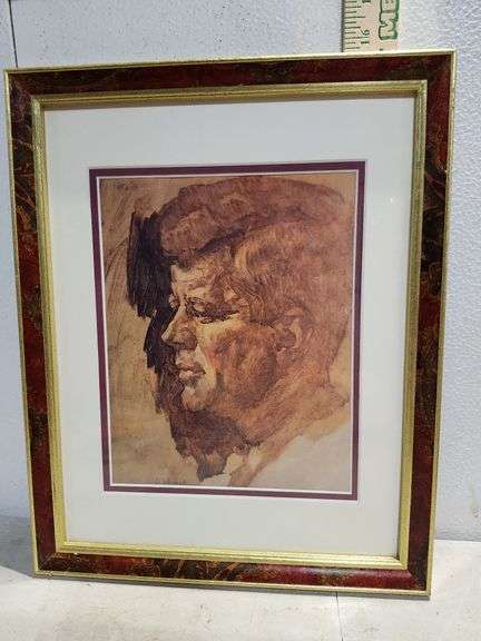 John F. Kennedy Wall Picture 15.5''X12.5''