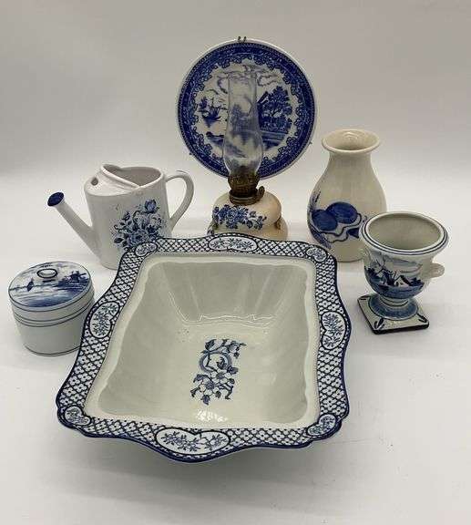 Blue and White Decor, Including Delft Pieces