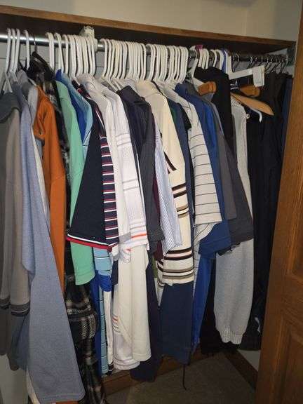 Large lot of mens clothing XL