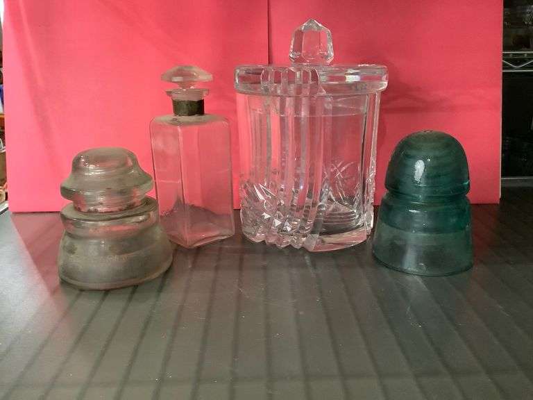 Cut glass Jar & More