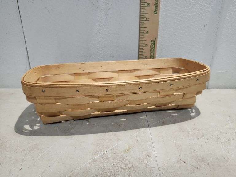 1994 Longaberger Basket 11.5"X5.5"X2.5"