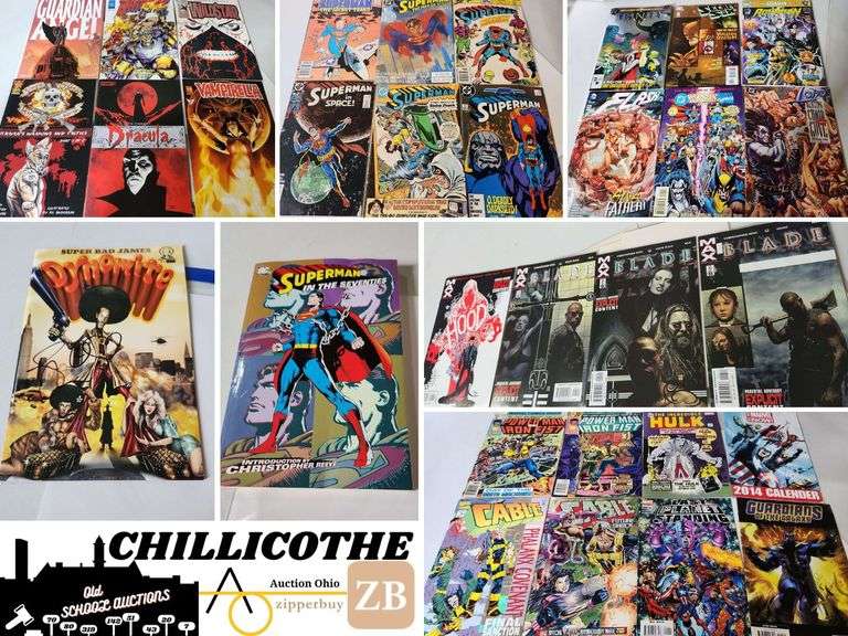 CHILLICOTHE: 1960-2010s Comics, Superman, Spiderman, Avengers, & More