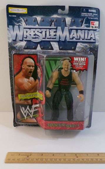 New in Box 1998 Jakks Pacific Stone Cold Steve Austin Action Figure