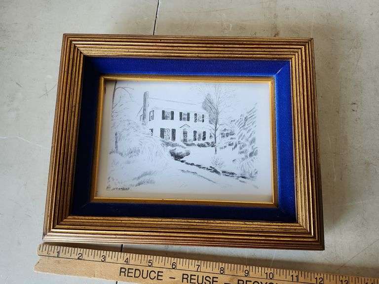 Nt Haslop Black & White Print 11"X9"
