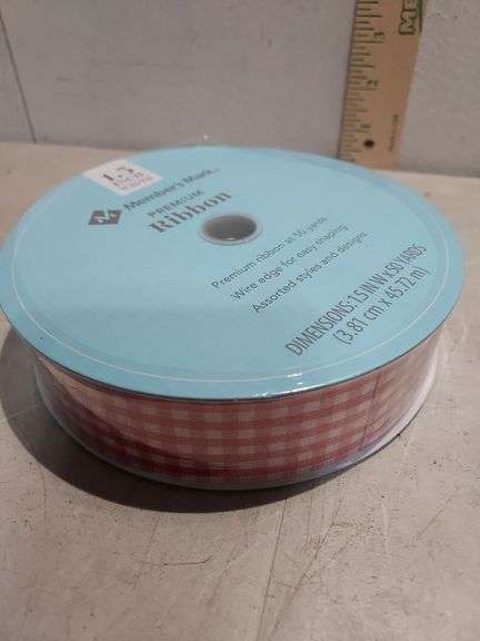 New Member's Mark Premium Ribbon 1.5"X50Yds