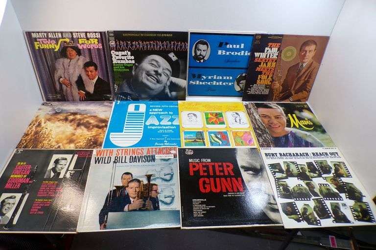 Lot of (12) 33RPM Music Records