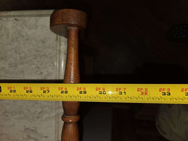 Antique Side table with marble top