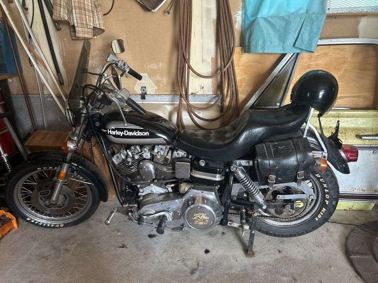 1976 Harley-Davidson AMF Motorcycle with Accessories
