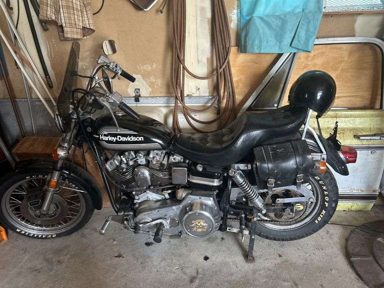 1976 Harley-Davidson AMF Motorcycle with Accessories