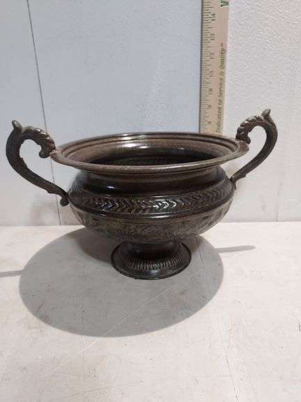 Metal 2 Handled Flower Pot 8"X 14"X10"