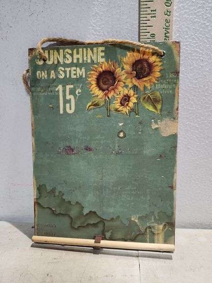 Sunshine On A Stem Wall Decor 10''X7''