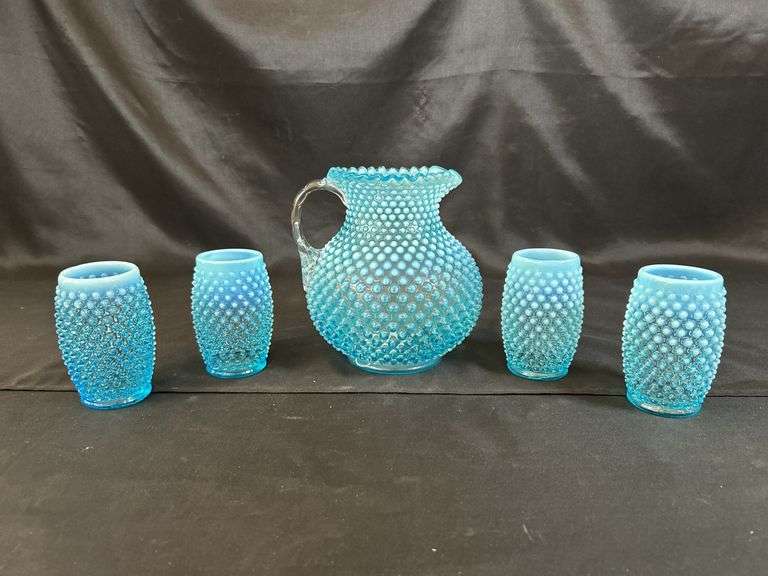 Fenton Pitcher & Tumbler Set