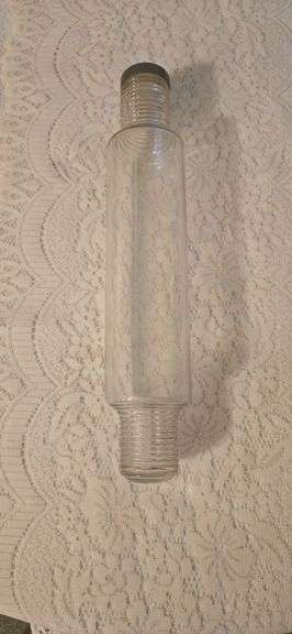 Vintage Glass Rolling Pin