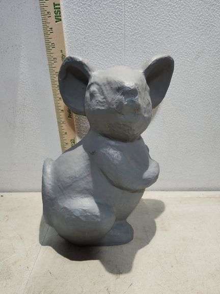 Paper Mache Mouse Has A Hole In Back 12''X8''X8''