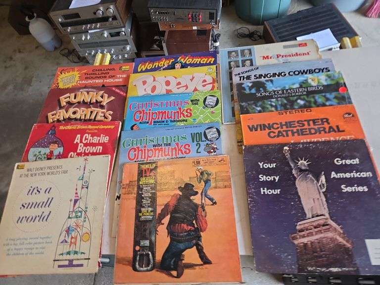 Variety of Old Records