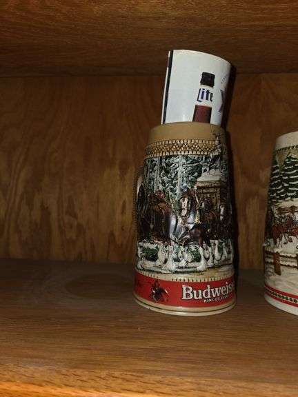 3 Budweiser Steins