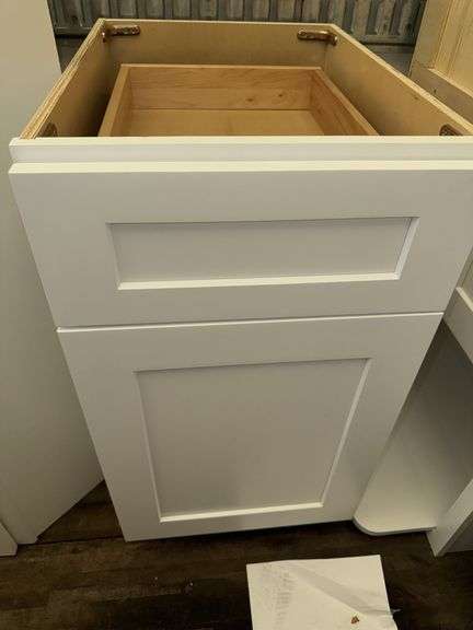 White base cabinet