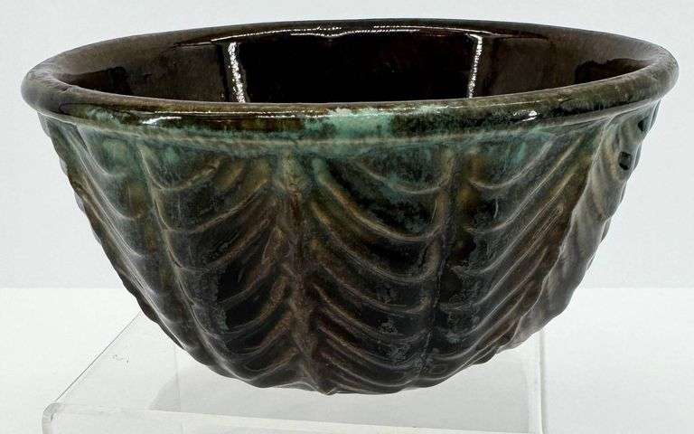 Vintage Robinson Ransbottom Five Drip Glaze, Drape Bowls