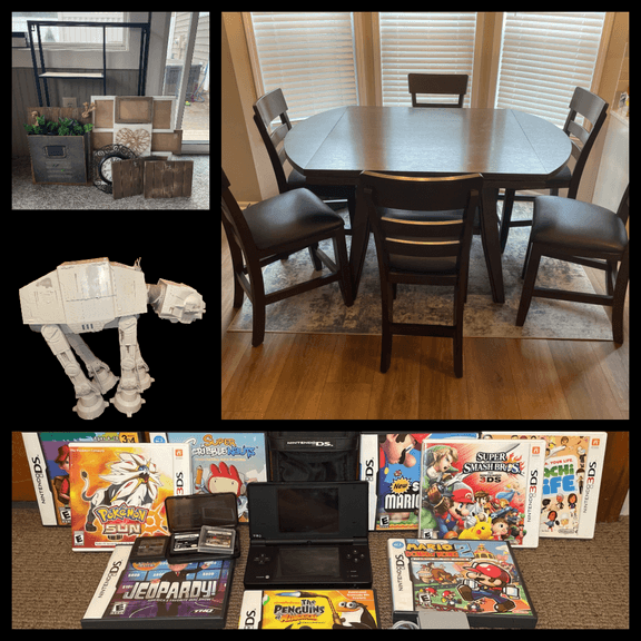 Furniture, Nintendo Gameboys, Jewelry & Home Decor