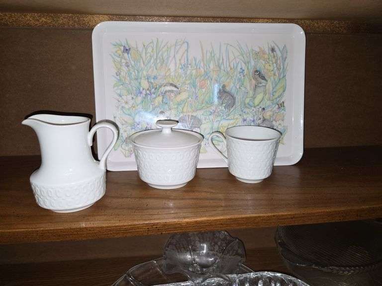 Clear glass pieces