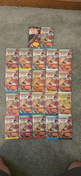 1948-1969 peek size football guides