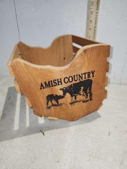 Wood Amish Ohio Crate 9''X7.75''X7''