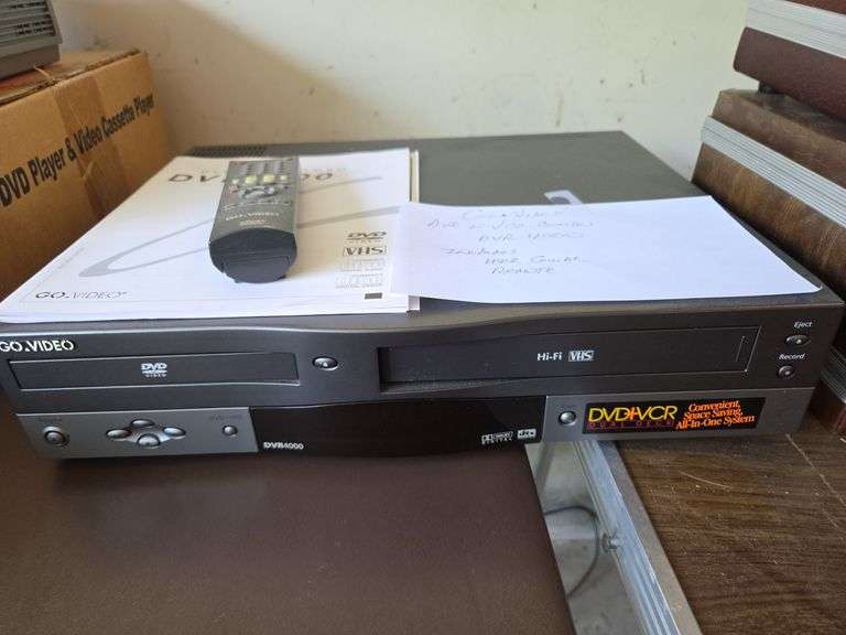 Go Vibe DVD & VCR Combo