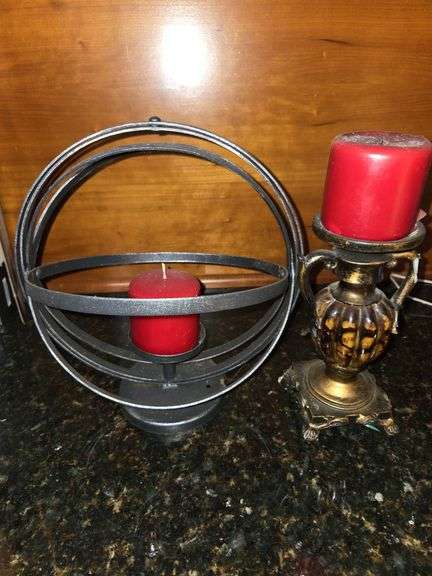 2 Wire candle holder