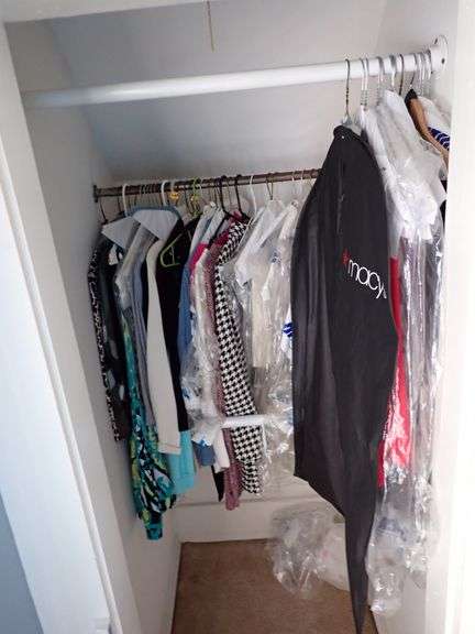 Cleanout Rights to upstairs Closet #1 - Womans Clothing - See all photos