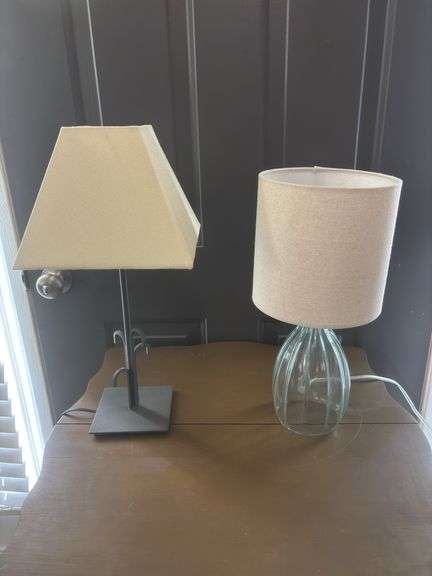 2 Small Table Lamps